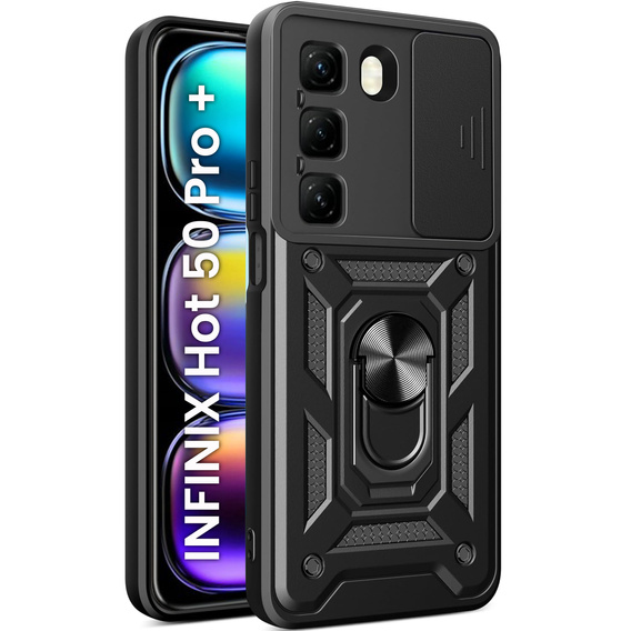 Чехол NOX Camera Slide Infinix Hot 50 Pro+ 4G, CamShield Slide, чёрный