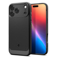 Чохол Spigen Rugged Armor MagSafe для iPhone 17 Pro, матовий чорний