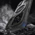 Чохол для iPhone 17 Pro Max, для MagSafe, броньований з підставкою, чорний