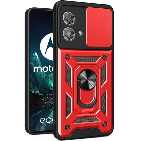 Чехол NOX Camera Slide Motorola Edge 40 Neo, CamShield Slide, красный