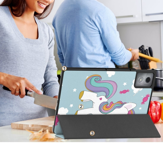 Чехол для Lenovo Tab K11 Plus, Smartcase, unicorn