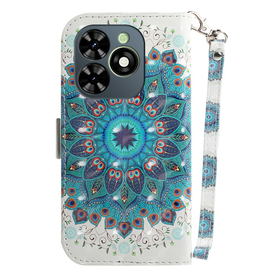 Откидной чехол для Infinix Hot 40i, Wallet, Mandala Flower