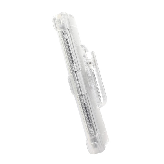 Бронечохол для Samsung Galaxy S24 Ultra, Belt Clip, з кліпсою, прозорий