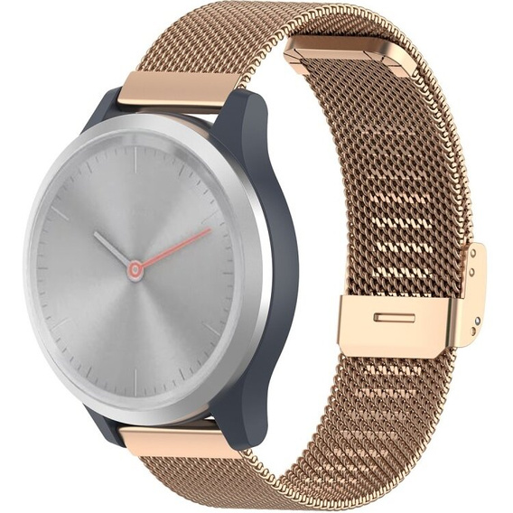 Универсальный миланский браслет 18 мм, розовый rose gold