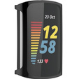 Чехол со встроенным стеклом для Fitbit Charge 5, Black
