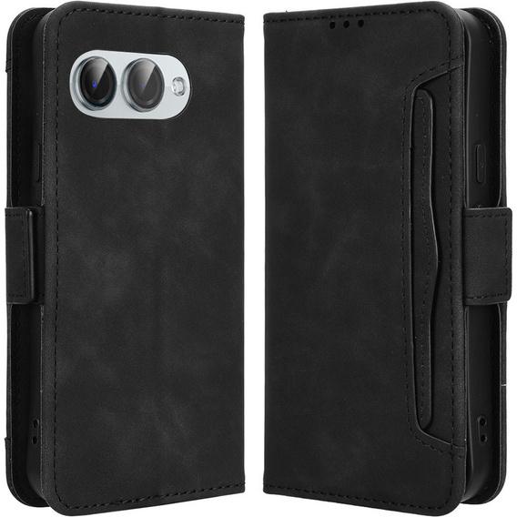 Откидной чехол для T Phone 3 5G, Card Slot, чёрный