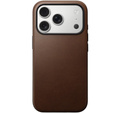 Чехол Nomad для iPhone 17 Pro, современный кожаный чехол, коричневый