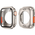 Нейлоновый ремешок до Apple Watch 1/2/3/4/5/6/7/8/SE/ULTRA 42/44/45/49 MM, Black / Orange