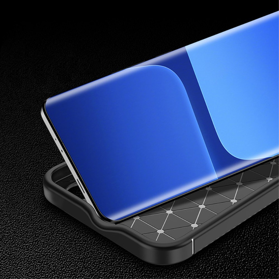 Чехол до Xiaomi 13 Ultra, Carbon Gel, чёрный