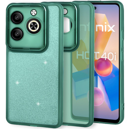 Чoхол до Infinix Hot 40i, Glittery Powder, зелений