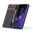 Чехол CASEME для Samsung Galaxy S9, Leather Wallet Case, чёрный
