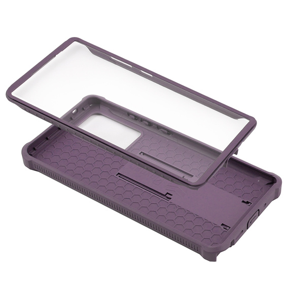 Бронированный чехол для Samsung Galaxy S22, Dexnor Full Body, фиолетовый