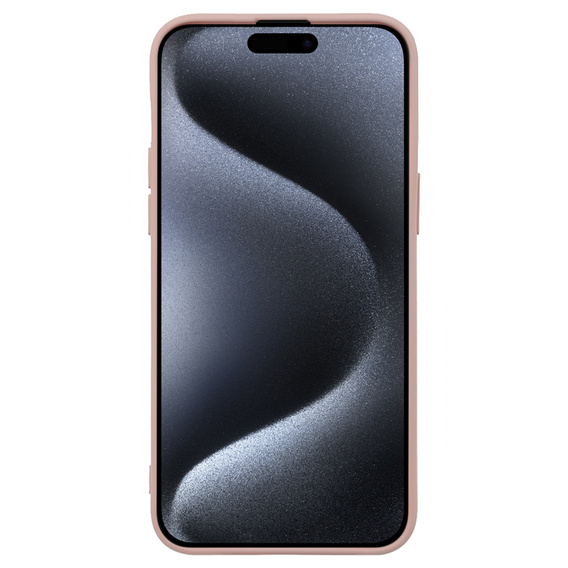 Чехол до iPhone 15 Pro Max, Silicone Lite, оранжевый
