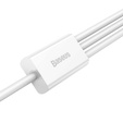 BASEUS Wisdom Kaбель TYPE-C 150CM/5A (2 sztuki) - White