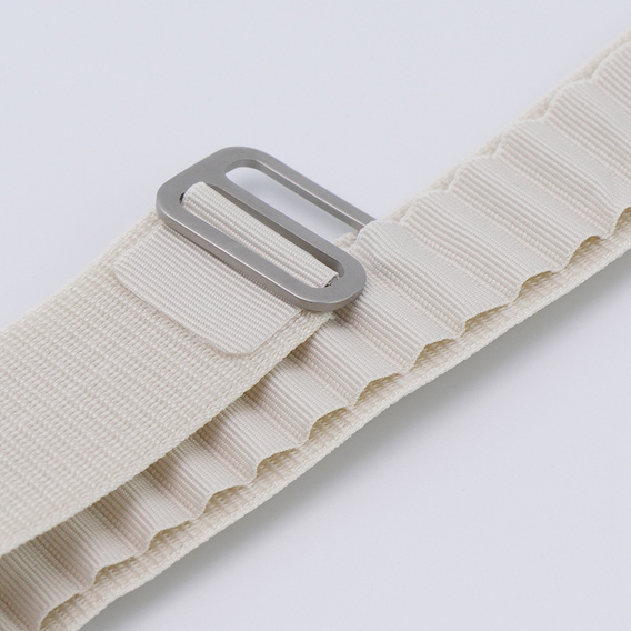 Нейлоновий ремінець для Apple Watch 1/2/3/4/5/6/7/8/SE/ULTRA 42/44/45/49 мм, бежевий