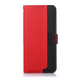 Чехол Wallet до Xiaomi Redmi Note 11/11S, KHAZNEH, Dual Color, Red