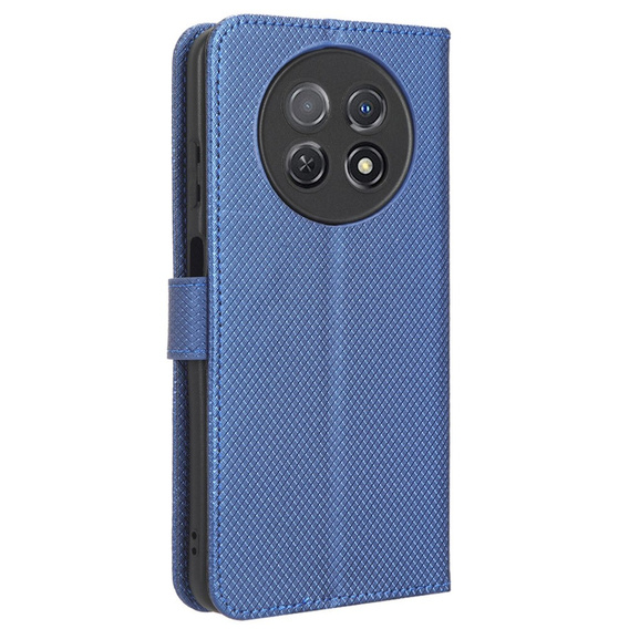 Откидной чехол для Huawei Nova Y91 4G, Wallet Smart Magnet, синий