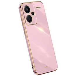 Чехол для Xiaomi Redmi Note 13 Pro+, Glamour CamShield, фиолетовый
