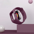 Ремень + чехол Suritch для Apple Watch 4/5/6/7/8/SE 44/45mm, бордовый