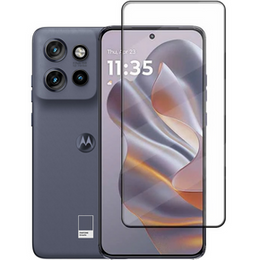 3D загартоване скло для Motorola Edge 50 Neo / Motorola ThinkPhone 25, чорна рамка