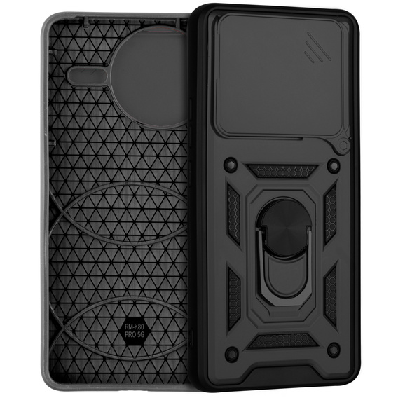 Чехол NOX Camera Slide Xiaomi Poco F7 Ultra, CamShield Slide, чёрный