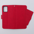 Откидной чехол для Motorola Moto G54 5G, Card Slot, красный