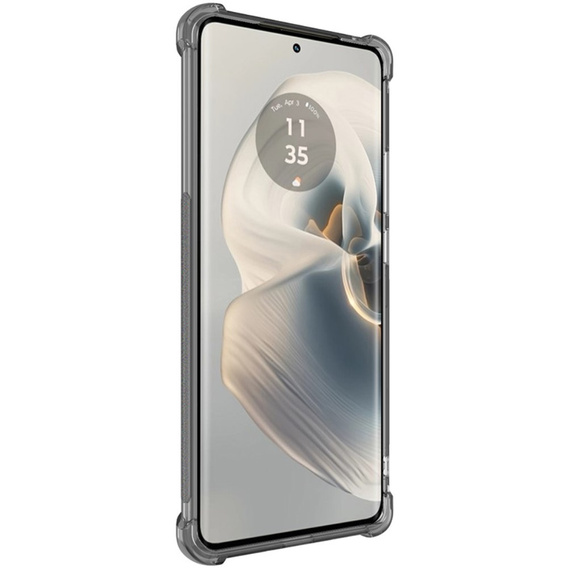 Чoхол IMAK до Motorola Edge 50 Pro, Dropproof, прозорий / чорний