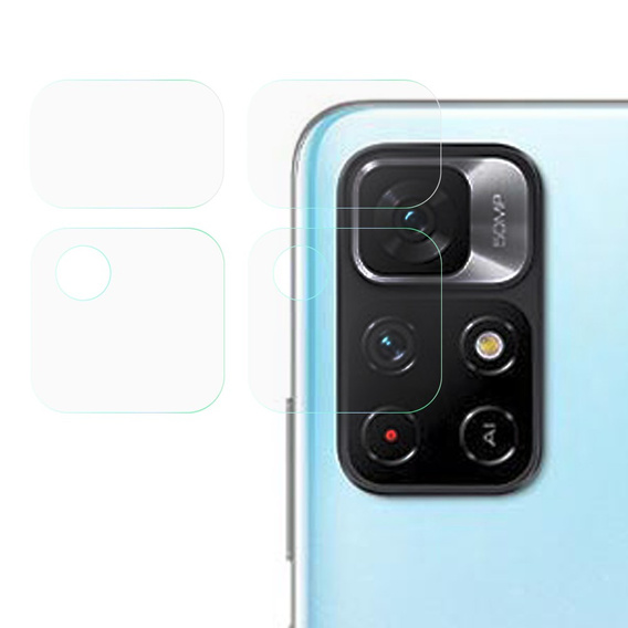 Защитное стекло на камеру до Xiaomi Poco M4 Pro 5G / Redmi Note 11S 5G - 2 szt.