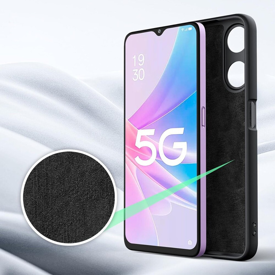 Чехол до Oppo A38 4G / Oppo A18 4G, Silicone Lite, чёрный