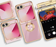 Чехол до Samsung Galaxy Z Flip7 FE / Z Flip6, Electro Ring, фиолетовый