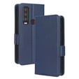 Чохол-книжка для Cat S75 5G, Wallet Litchi Magnet, темно-синій
