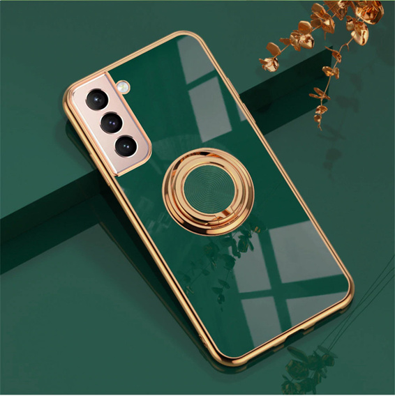 Чoхол до Samsung Galaxy S22+ Plus, Electro Ring, зелений