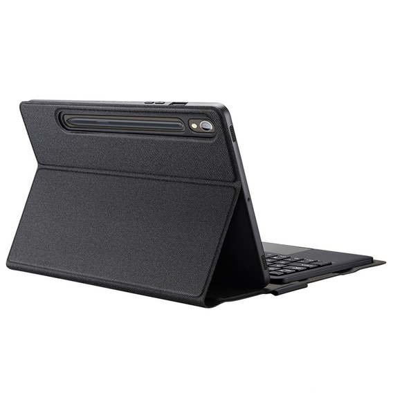 Чехол + клавиатура Samsung Galaxy Tab S9, Dux Ducis Pen Slot TouchPad Leather, чёрный