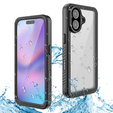 Чехол для iPhone 17, IP68 водонепроницаемый Redpepper, черный