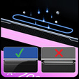 2x Закаленное стекло для iPhone 13 Pro Max / 14 Plus, ERBORD Easy App Full Screen Protector