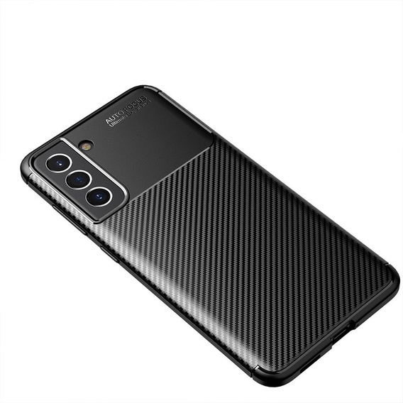 Чoхол до Samsung Galaxy S21 FE, Carbon Gel, чорний