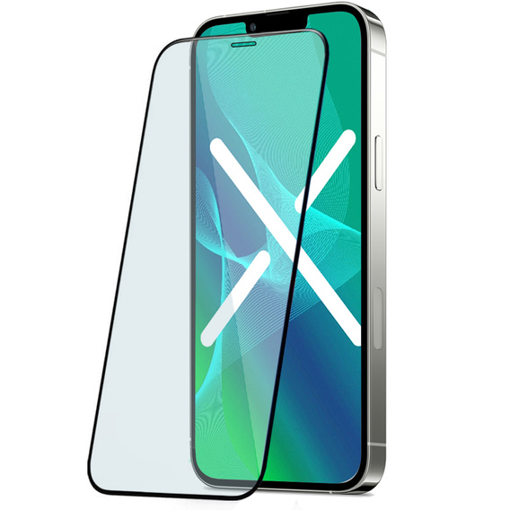 Гібридне скло Full Glue Ceramic до iPhone 12 / 12 Pro, Black