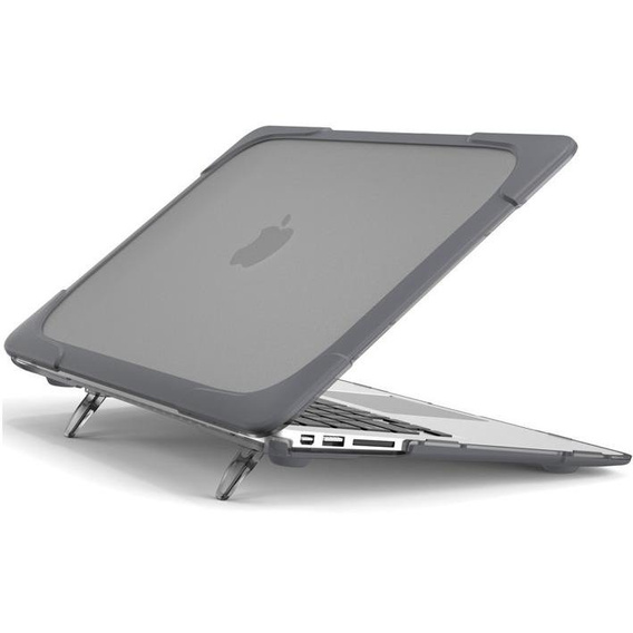 Чехол Kickstand Full Protection для Macbook Air 13 A1369/A1466 - Grey