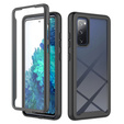 Чoхол Shockproof до Samsung Galaxy S20 FE, із захисним екраном, чорний