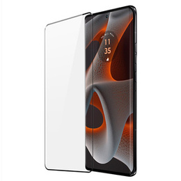Закаленное стекло для Motorola Edge 50 Pro 5G, Dux Ducis на весь экран, чёрная рама