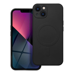 Чoхол Silicone до iPhone 13 Mini, MagSafe, Black