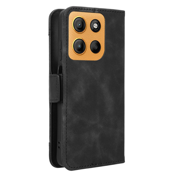 Футляр з клапаном для Motorola Moto G15 / Motorola Moto G15 Power, Card Slot, чорний