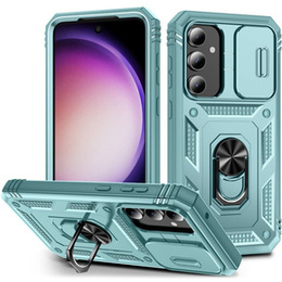 Чехол NOX Camera Slide Samsung Galaxy S23 FE, CamShield Slide, зелёный