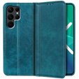 Чехол до Samsung Galaxy S22 Ultra 5G, Wallet Litchi Leather, синий