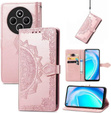 Чохол-книжка для Xiaomi Redmi 14C / Xiaomi Poco C75, Mandala, рожевий rose gold