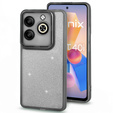 Чoхол до Infinix Hot 40i, Glittery Powder, чорний