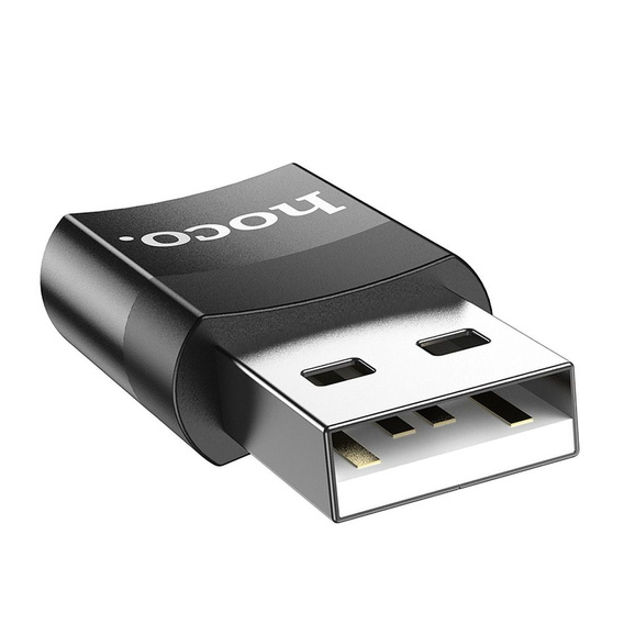 Адаптер HOCO - USB-C TYPE-C на USB-A, Black