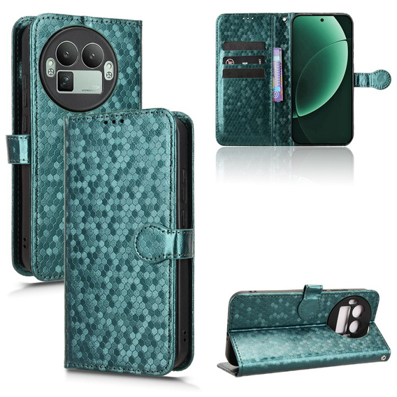 Чехол с клапаном Wallet Rhombus для Realme GT 8 Pro