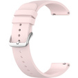 Силиконовый ремешок 20mm, Light Pink/Silver Buckle
