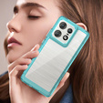 Чoхол до Motorola Edge 50 Pro, Fusion Hybrid, прозорий / синій